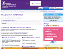 Tablet Screenshot of annuaire.planete-auto-entrepreneur.com